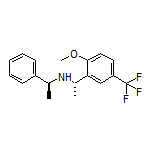 (S)-1-[2-Methoxy-5-(trifluoromethyl)phenyl]-N-[(S)-1-phenylethyl]ethanamine