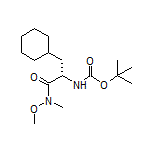 (S)-2-(Boc-amino)-3-cyclohexyl-N-methoxy-N-methylpropanamide