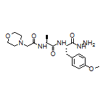 (S)-N-[(S)-1-Hydrazinyl-3-(4-methoxyphenyl)-1-oxo-2-propyl]-2-(2-morpholinoacetamido)propanamide
