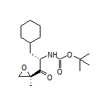 (S)-2-(Boc-amino)-3-cyclohexyl-1-[(R)-2-methyloxiran-2-yl]-1-propanone