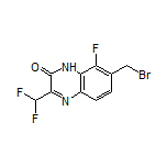 7-(Bromomethyl)-3-(difluoromethyl)-8-fluoroquinoxalin-2(1H)-one