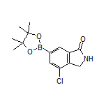 (7-Chloro-3-oxo-5-isoindolinyl)boronic Acid Pinacol Ester