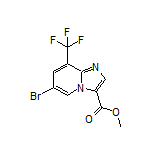 Methyl 6-Bromo-8-(trifluoromethyl)imidazo[1,2-a]pyridine-3-carboxylate
