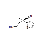 (1S,2R)-2-(Hydroxymethyl)-1-(thiophen-2-yl)cyclopropanecarbonitrile