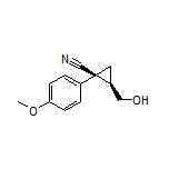 (1S,2R)-2-(Hydroxymethyl)-1-(4-methoxyphenyl)cyclopropanecarbonitrile