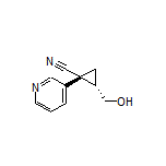 (1R,2S)-2-(Hydroxymethyl)-1-(pyridin-3-yl)cyclopropanecarbonitrile