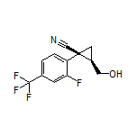 (1S,2R)-1-[2-Fluoro-4-(trifluoromethyl)phenyl]-2-(hydroxymethyl)cyclopropanecarbonitrile