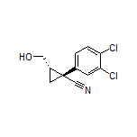 (1R,2S)-1-(3,4-Dichlorophenyl)-2-(hydroxymethyl)cyclopropanecarbonitrile