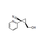 (1S,2R)-2-(Hydroxymethyl)-1-(pyridin-2-yl)cyclopropanecarbonitrile