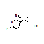 (1R,2S)-1-(6-Chloropyridin-3-yl)-2-(hydroxymethyl)cyclopropanecarbonitrile