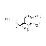 (1R,2S)-1-(3,4-Dimethoxyphenyl)-2-(hydroxymethyl)cyclopropanecarbonitrile