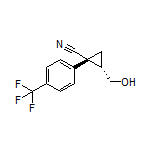 (1R,2S)-2-(Hydroxymethyl)-1-[4-(trifluoromethyl)phenyl]cyclopropanecarbonitrile