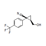 (1S,2R)-2-(Hydroxymethyl)-1-[4-(trifluoromethyl)phenyl]cyclopropanecarbonitrile