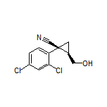 (1S,2R)-1-(2,4-Dichlorophenyl)-2-(hydroxymethyl)cyclopropanecarbonitrile