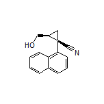 (1R,2S)-2-(Hydroxymethyl)-1-(naphthalen-1-yl)cyclopropanecarbonitrile