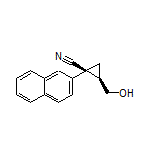 (1S,2R)-2-(Hydroxymethyl)-1-(naphthalen-2-yl)cyclopropanecarbonitrile