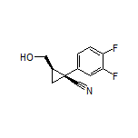 (1S,2R)-1-(3,4-Difluorophenyl)-2-(hydroxymethyl)cyclopropanecarbonitrile