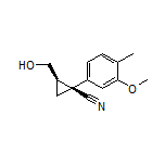 (1S,2R)-2-(Hydroxymethyl)-1-(3-methoxy-4-methylphenyl)cyclopropanecarbonitrile