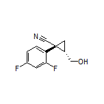 (1R,2S)-1-(2,4-Difluorophenyl)-2-(hydroxymethyl)cyclopropanecarbonitrile