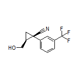 (1R,2S)-2-(Hydroxymethyl)-1-[3-(trifluoromethyl)phenyl]cyclopropanecarbonitrile
