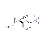 (1S,2R)-2-(Hydroxymethyl)-1-[3-(trifluoromethyl)phenyl]cyclopropanecarbonitrile