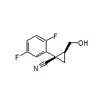 (1R,2S)-1-(2,5-Difluorophenyl)-2-(hydroxymethyl)cyclopropanecarbonitrile