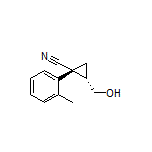 (1R,2S)-2-(Hydroxymethyl)-1-(o-tolyl)cyclopropanecarbonitrile