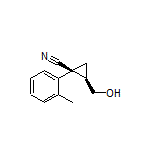 (1S,2R)-2-(Hydroxymethyl)-1-(o-tolyl)cyclopropanecarbonitrile
