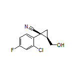 (1S,2R)-1-(2-Chloro-4-fluorophenyl)-2-(hydroxymethyl)cyclopropanecarbonitrile