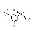 (1S,2R)-1-[3-Chloro-5-(trifluoromethyl)phenyl]-2-(hydroxymethyl)cyclopropanecarbonitrile