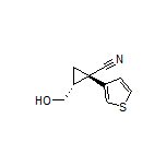 (1S,2R)-2-(Hydroxymethyl)-1-(thiophen-3-yl)cyclopropanecarbonitrile