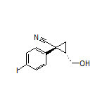 (1R,2S)-2-(Hydroxymethyl)-1-(4-iodophenyl)cyclopropanecarbonitrile