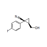 (1S,2R)-2-(Hydroxymethyl)-1-(4-iodophenyl)cyclopropanecarbonitrile