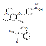 4-[[[9-[2-[4-(Dicyanomethylene)-4H-chromen-2-yl]vinyl]-1,2,3,5,6,7-hexahydropyrido[3,2,1-ij]quinolin-8-yl]oxy]methyl]phenylboronic Acid