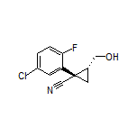 (1S,2R)-1-(5-Chloro-2-fluorophenyl)-2-(hydroxymethyl)cyclopropanecarbonitrile
