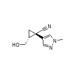 (1S,2R)-2-(Hydroxymethyl)-1-(1-methyl-1H-pyrazol-4-yl)cyclopropanecarbonitrile