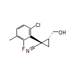 (1S,2R)-1-(6-Chloro-2-fluoro-3-methylphenyl)-2-(hydroxymethyl)cyclopropanecarbonitrile