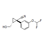 (1S,2R)-1-[3-(Difluoromethoxy)phenyl]-2-(hydroxymethyl)cyclopropanecarbonitrile