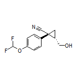 (1R,2S)-1-[4-(Difluoromethoxy)phenyl]-2-(hydroxymethyl)cyclopropanecarbonitrile