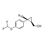 (1S,2R)-1-[4-(Difluoromethoxy)phenyl]-2-(hydroxymethyl)cyclopropanecarbonitrile