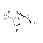 (1S,2R)-1-[3-Fluoro-5-(trifluoromethyl)phenyl]-2-(hydroxymethyl)cyclopropanecarbonitrile