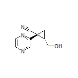 (1R,2S)-2-(Hydroxymethyl)-1-(pyrazin-2-yl)cyclopropanecarbonitrile