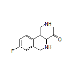 8-Fluoro-1,2,3,5,6,10b-hexahydrobenzo[c][1,6]naphthyridin-4(4aH)-one