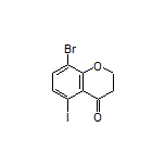 8-Bromo-5-iodochroman-4-one