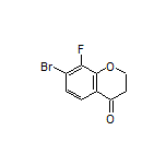 7-Bromo-8-fluorochroman-4-one