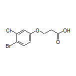 3-(4-Bromo-3-chlorophenoxy)propanoic Acid