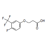3-[4-Fluoro-3-(trifluoromethyl)phenoxy]propanoic Acid