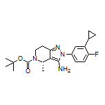 (S)-5-Boc-2-(3-cyclopropyl-4-fluorophenyl)-4-methyl-4,5,6,7-tetrahydro-2H-pyrazolo[4,3-c]pyridin-3-amine