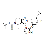 (S)-1-[5-Boc-2-(3-cyclopropyl-4-fluorophenyl)-4-methyl-4,5,6,7-tetrahydro-2H-pyrazolo[4,3-c]pyridin-3-yl]-1H-imidazol-2(3H)-one