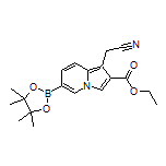 1-(Cyanomethyl)-2-(ethoxycarbonyl)indolizine-6-boronic Acid Pinacol Ester